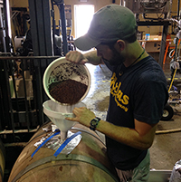 Ben in brewery