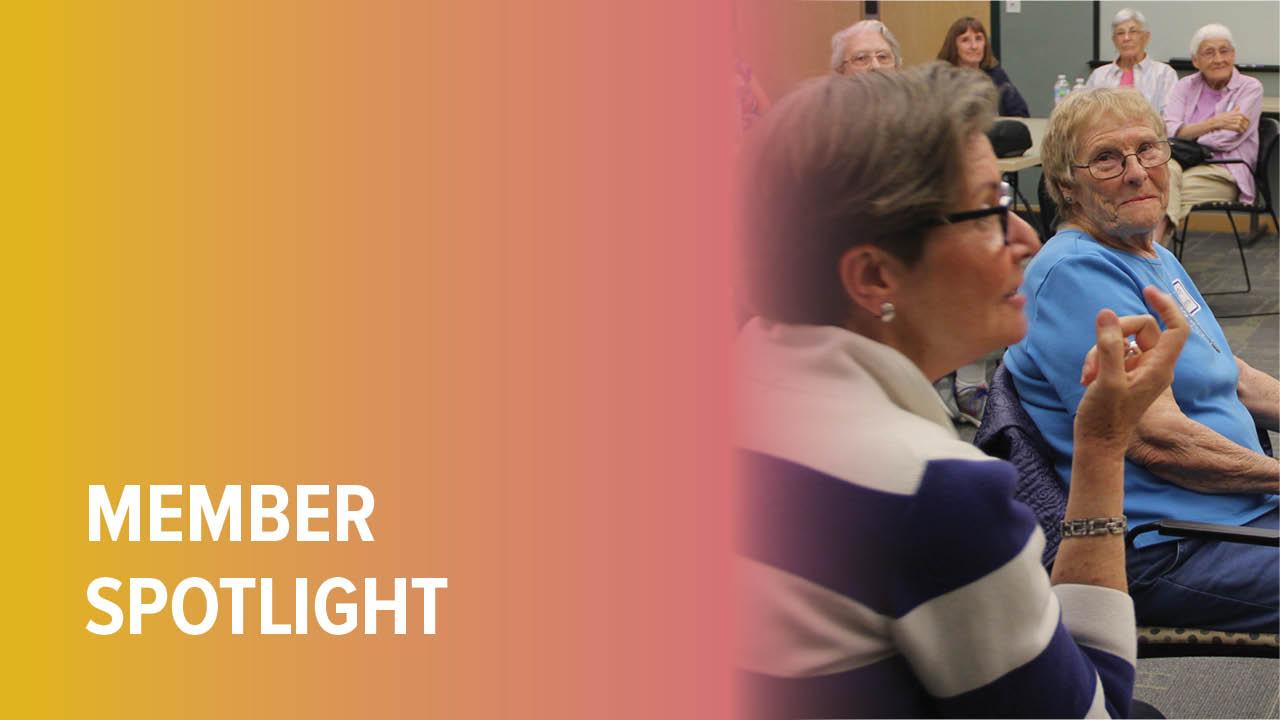 OLLI member Suzette Westsmith in class