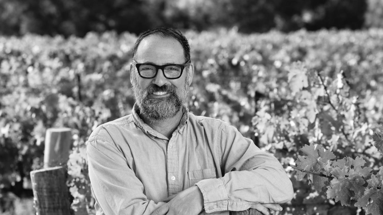 Winemaking Certificate Program instructor Larry Schaffer in vineyard