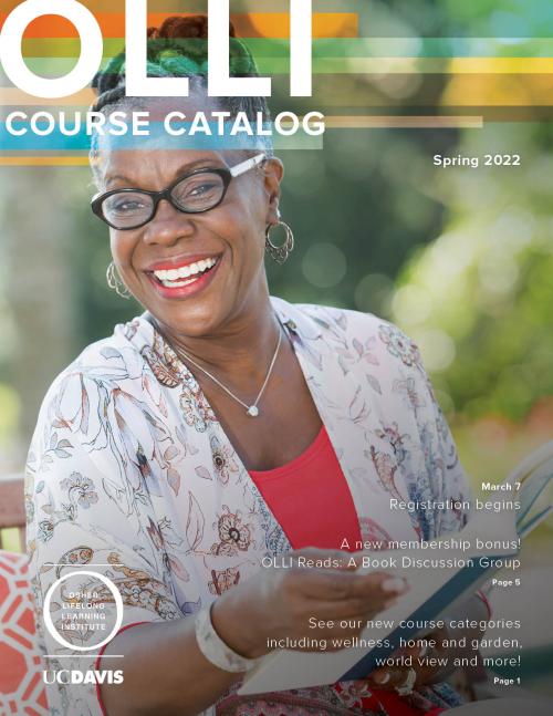 OLLI spring 2022 catalog cover