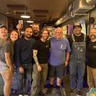 Master Brewers Program bootcamp participants pose with Charlie Bamforth