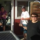 UC Davis Wine Cert Grad Deb Crosby during crush