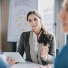 woman in business meeting