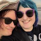 A selfie of UC Davis Paralegal Certificate grad Natalie Martinez and her partner at Grover Beach